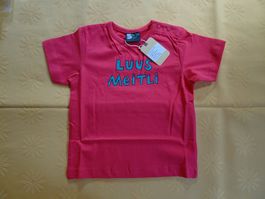 NEUES T'shirt pink "Luusmeitli" Gr. 74/80 - 260710