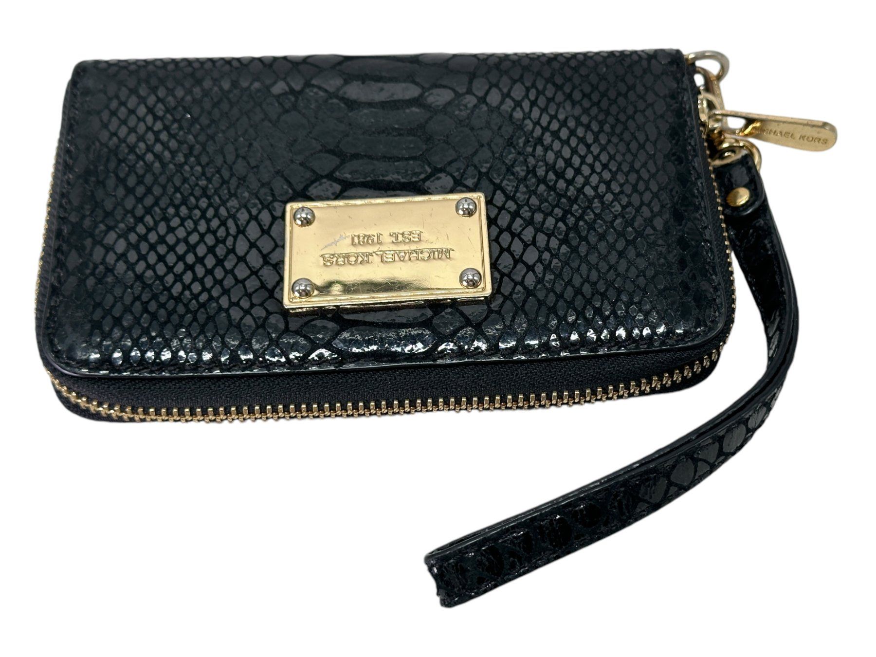 Michael Kors Portafogli: Portefeuille Michael Kors python noir – Usato da Morges venduto da vintix 9