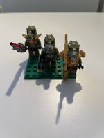 Lego Chima-3 Minifiguren (crocodile) mit Zubehör 