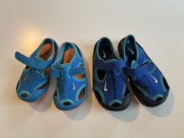 NIKE Sandalen Badeschuhe Größe 21 & 22