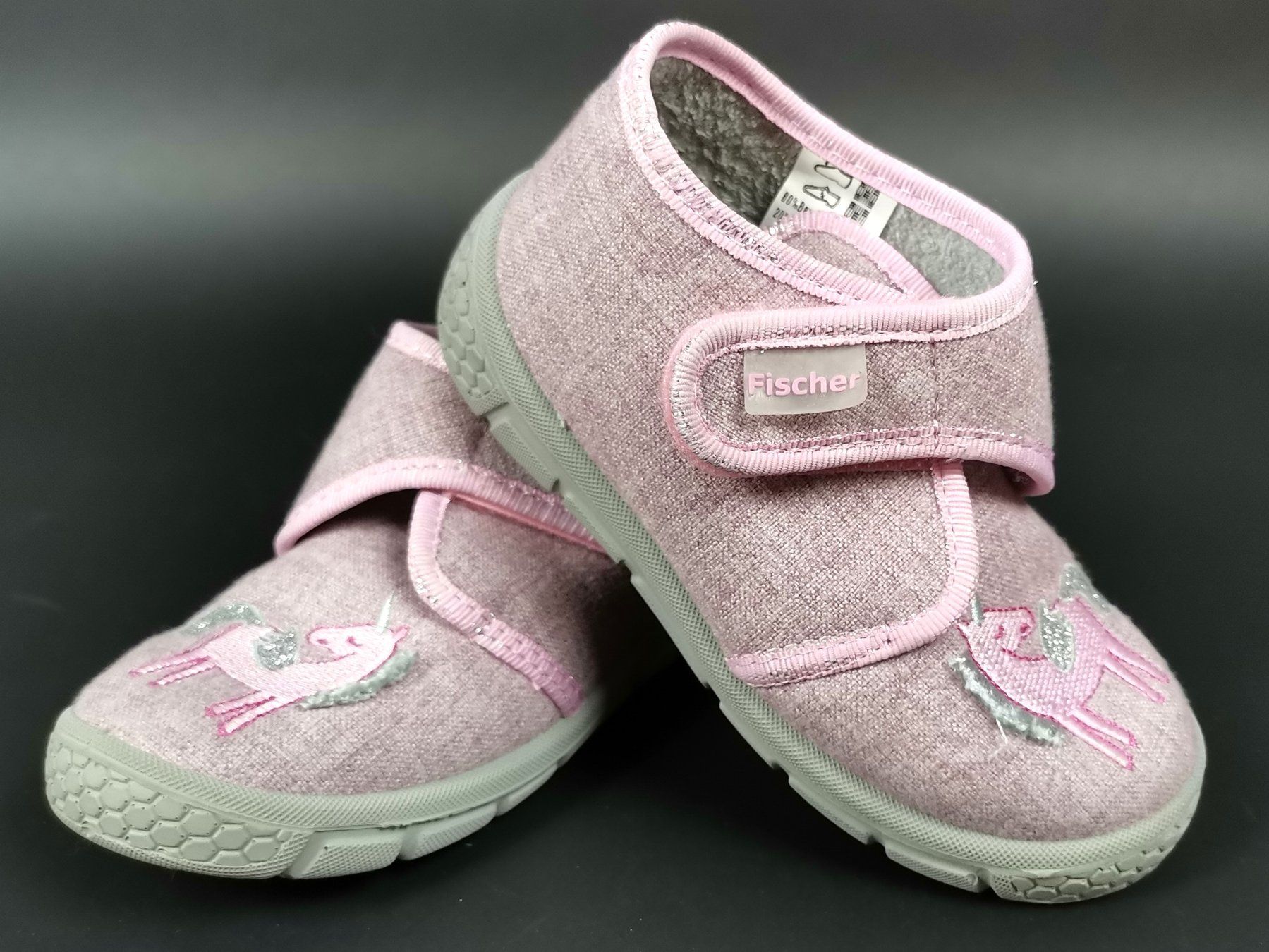 Fischer Scarpe per ragazze: FISCHER Mädchenschuhe Gr. 24 Einhorn rosa – Usato da Schaffhausen venduto da Restwert_SH 1