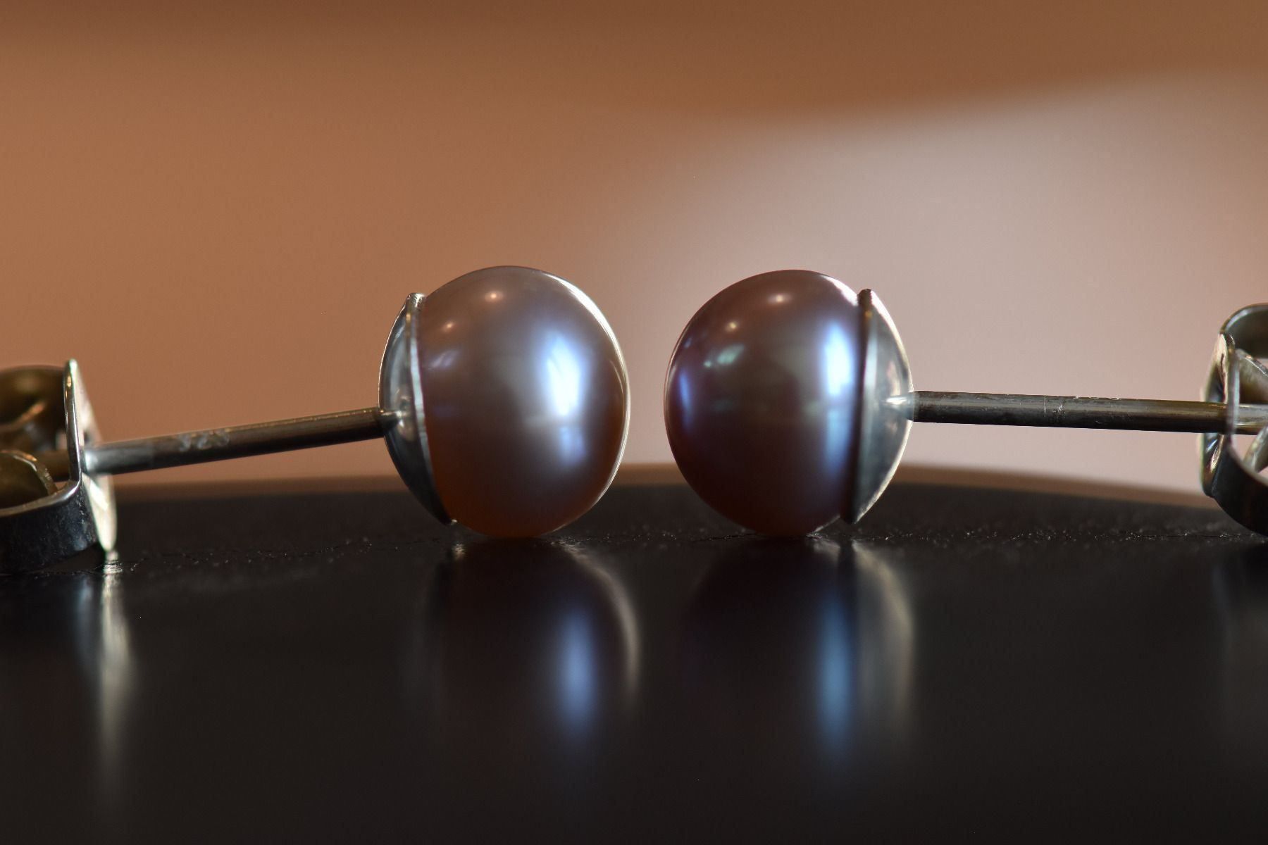 Orecchini pendenti & Orecchini a lobo: Natural Pink Perlen Silver Ohrring – Nuovo (secondo la descrizione) da Bévilard venduto da Yougems 5