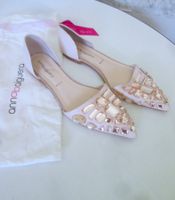 Anna Baiguera Strassballerinas, neu, Größe 40, Echtleder