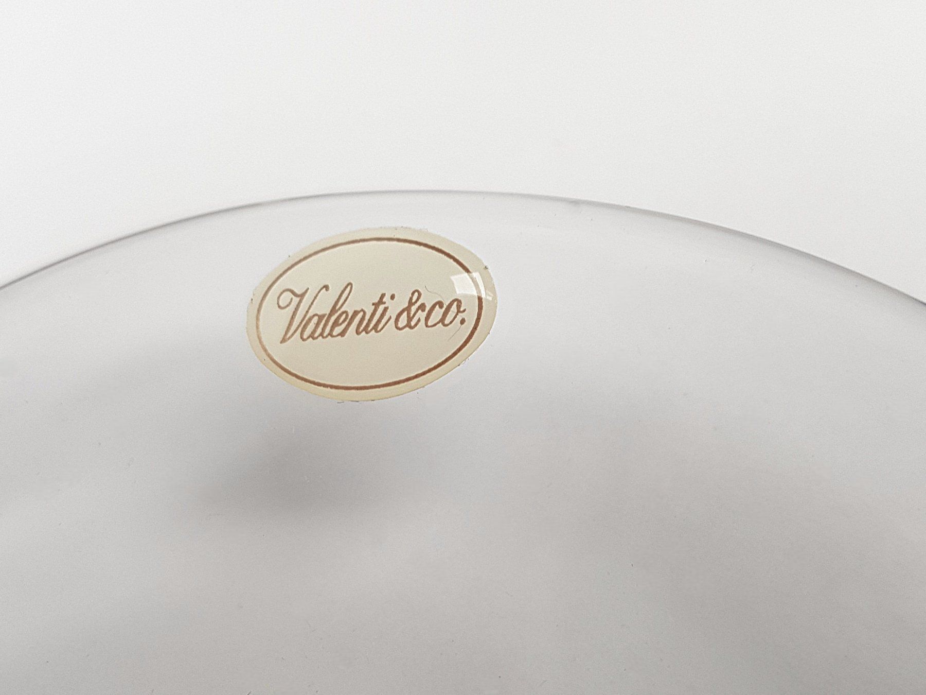 Untersetzer: VALENTI & CO. Glas-Unterteller mit Metalltraube – Gebraucht aus Suhr von Restwert_Suhr 5