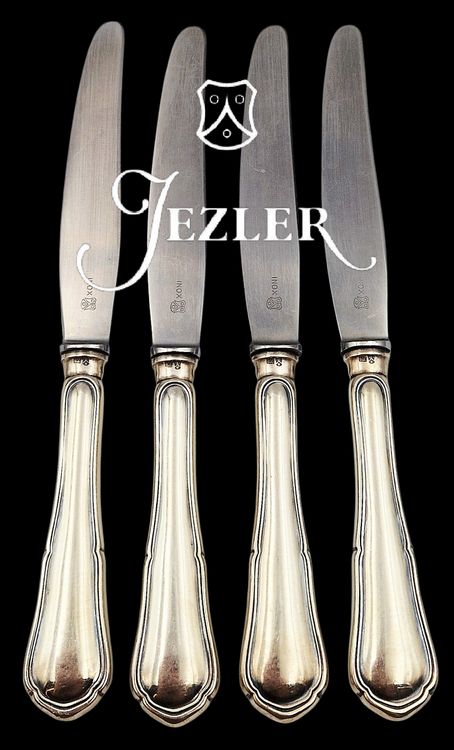 Couteau à Dessert Ténéré CHRISTOFLE - Métal Argenté - 19,3 Cm - Fabriqué En France