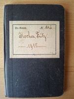 Antikes Brandkorps Krankenkasse Büchlein 1910