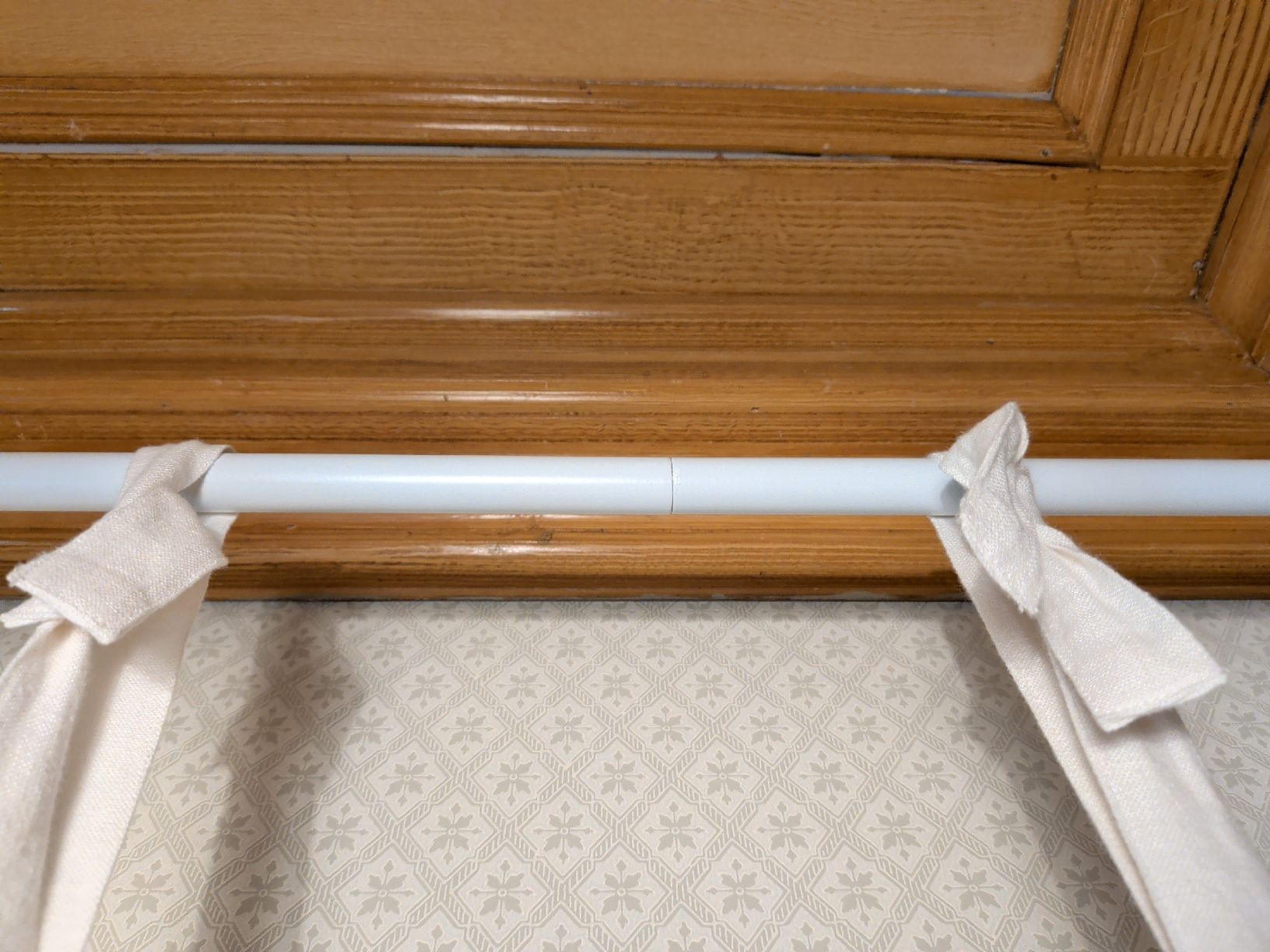 Tende: Shabby Chic Gardine mit Gardinenstange – Usato da Dietfurt venduto da Subforce1853 5