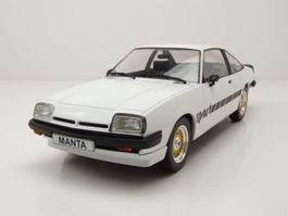 Opel Manta B Sport 1980-1982 weiss / schwarz    1:18 von MCG