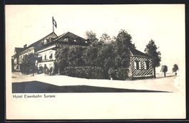 AK Sursee, Hotel Eisenbahn, 1942