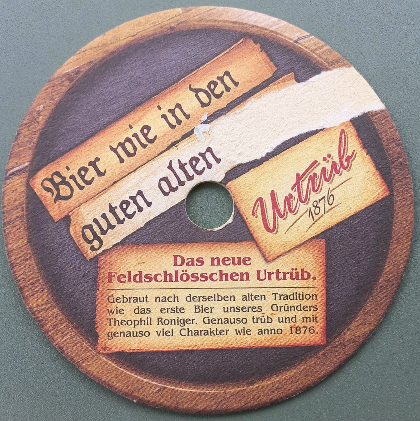 Feldschlösschen Sottobicchieri: Bierdeckel - Feldschlösschen - CH – Usato da Niederuzwil venduto da lubimaja 1