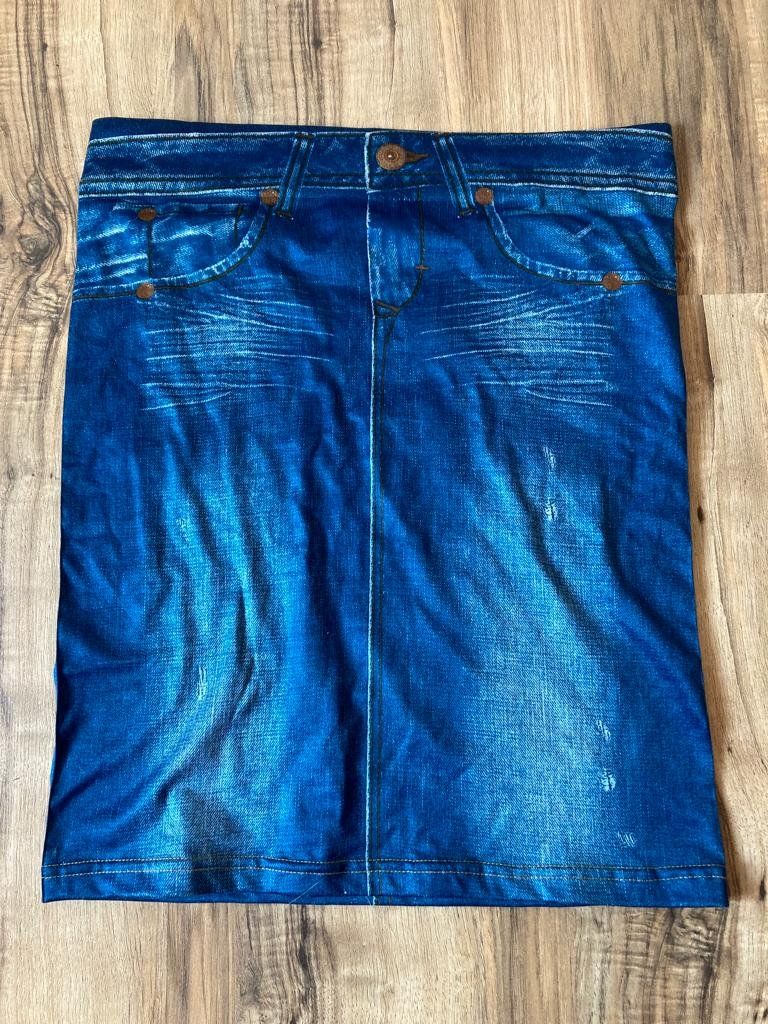 Gonne: Stretch-Jupe jeansoptik – Usato da Münchwilen TG venduto da Caroline_T.