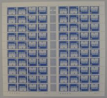 1970, S69/K51 kompletter Bogen postfrisch **. Selten angeb.
