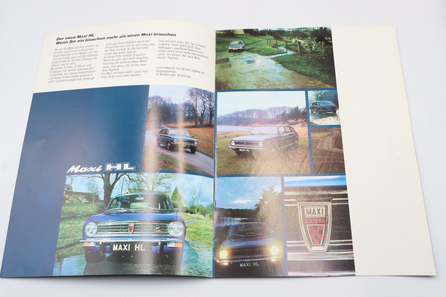 Austin Documenti: Austin Maxi HL 1973 Prospekt – Usato da Bühl b.Aarberg venduto da Collectorpassions 2