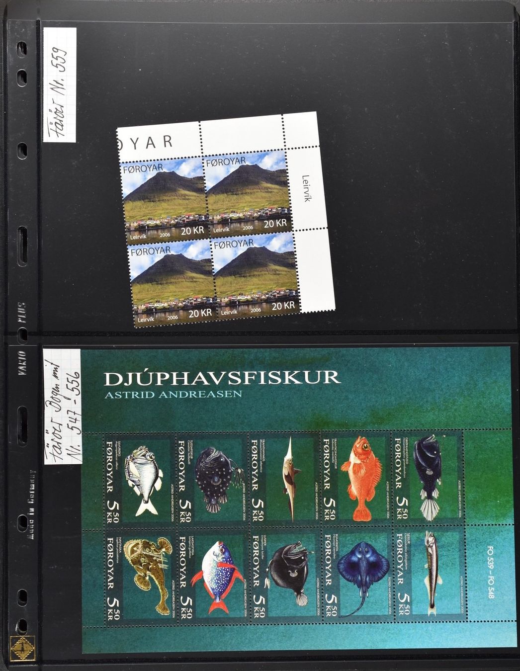 Tous les timbres: FÄRÖER INSELN, SUPER SAMMLUNG VIERERBLOCKS 1987-2007 POSTFR. – D'occasion à Wetzikon ZH par Philimpex 6