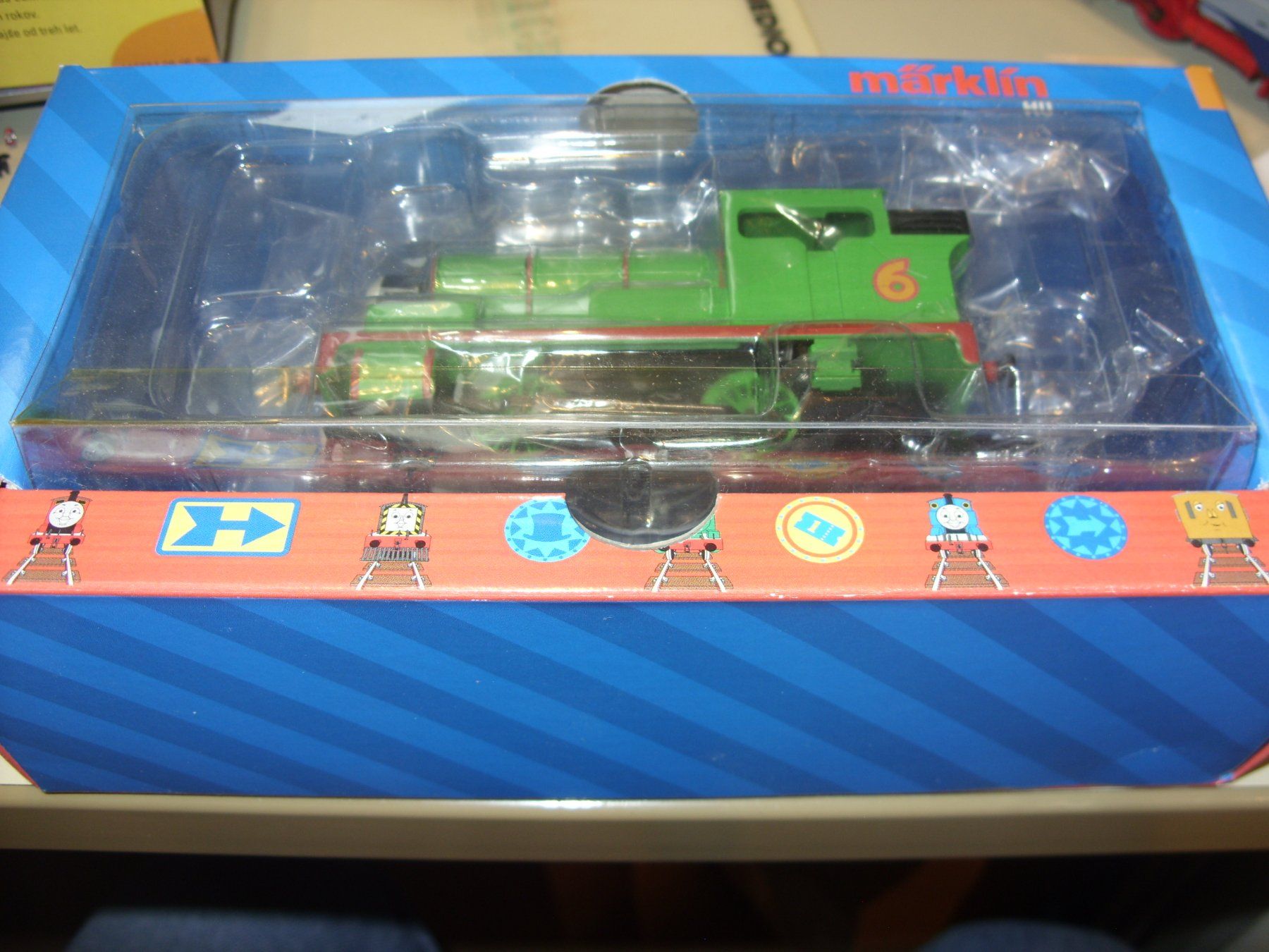 Märklin Modellini di ferrovie: Märklin H0  Percy WS digital plus 2 Wagen – Usato da Untersiggenthal venduto da Gumel50 5