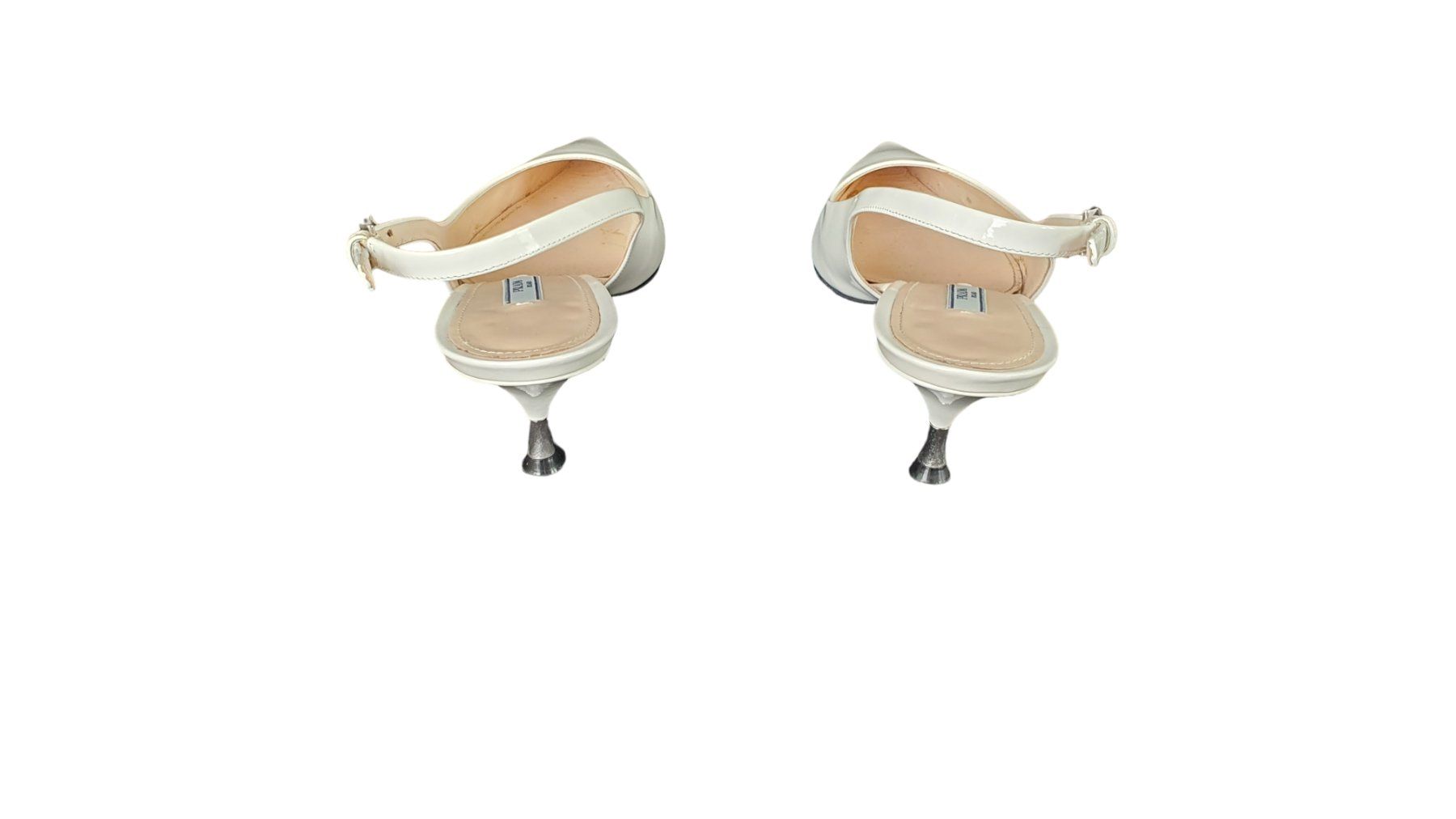 Prada Scarpe da donna: PRADA Slingback-Pumps Gr. 39 Weiss – Nuovo (secondo la descrizione) da Wangen b. Olten venduto da Restwert_Wangen 2