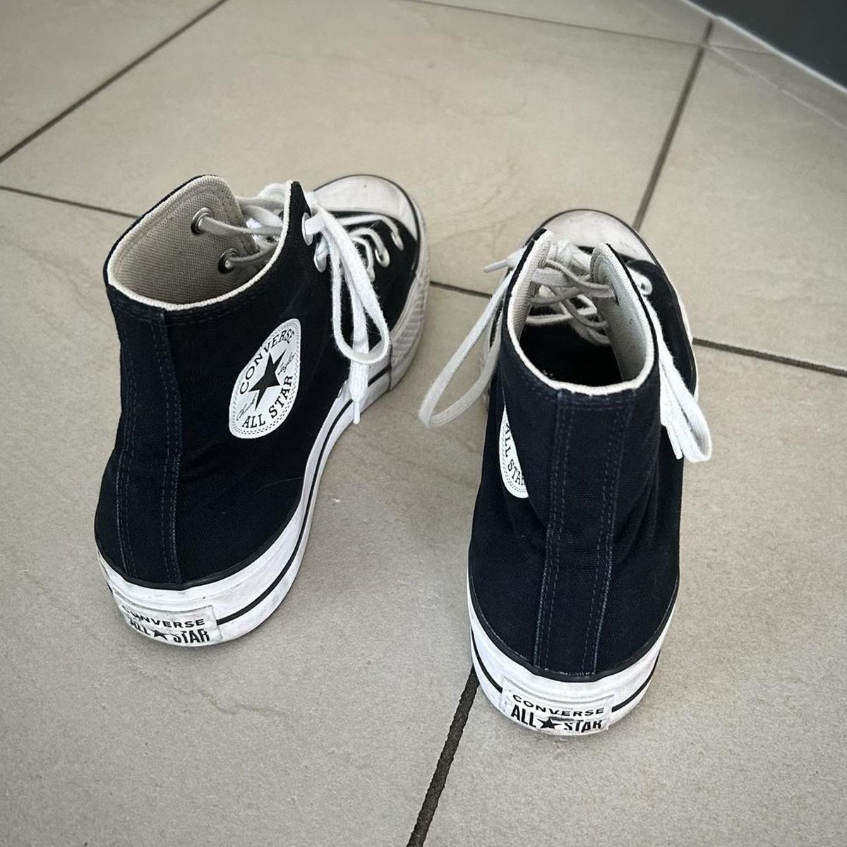 Converse Scarpe da donna: Schwarze Converse Chucks Plateau Gr. 41 – Usato da Basel venduto da Lara0104 6