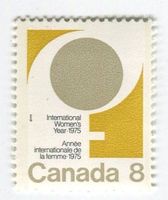 Briefmarke "Jahr der Frau". Kanada