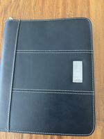 Schreibmappe schwarz mit Tablet-Halterung guter Zustand