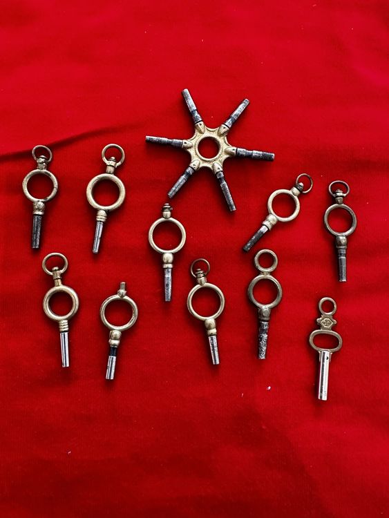 Lot De 2 Clés De Remontage Pour Horloges Mécaniques – En Acier, Taille 4,4 Mm – Pour Pendules, Horloges Murales, Réparation Anciennes - 7