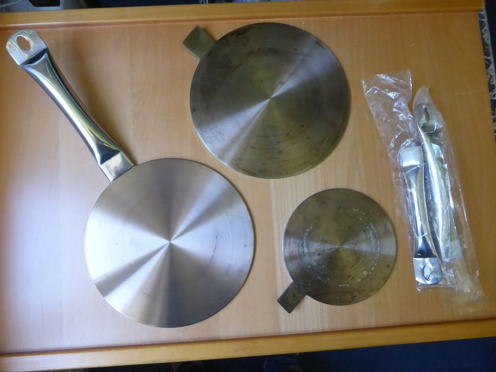 Adapterplatten für den Induktionsherd - 3 Stück mit Griffen | Kaufen ...
