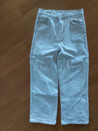 MANGO Damen Jeans weiss Grösse 36