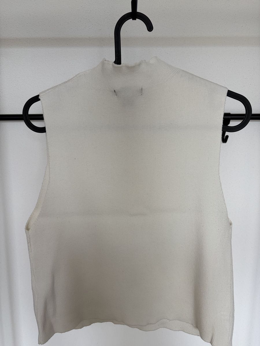 Top: Forever 21 Top, Ärmellos, Weiss – Usato da Emmenbrücke venduto da Leeaa.b 2