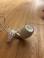 Klemmlampe weiss LED mit Schalter