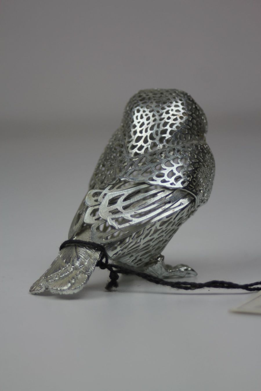 Christofle Figuren: Christofle Eule – versilberte Designfigur Frankreich – Gebraucht aus Basel von IRMAundFRED 1