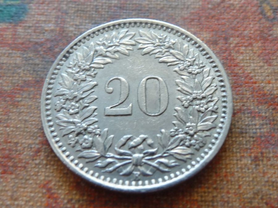 Tutti le monete: 20 Rp. 1961 – Usato da Romanel-sur-Lausanne venduto da Swift13 1