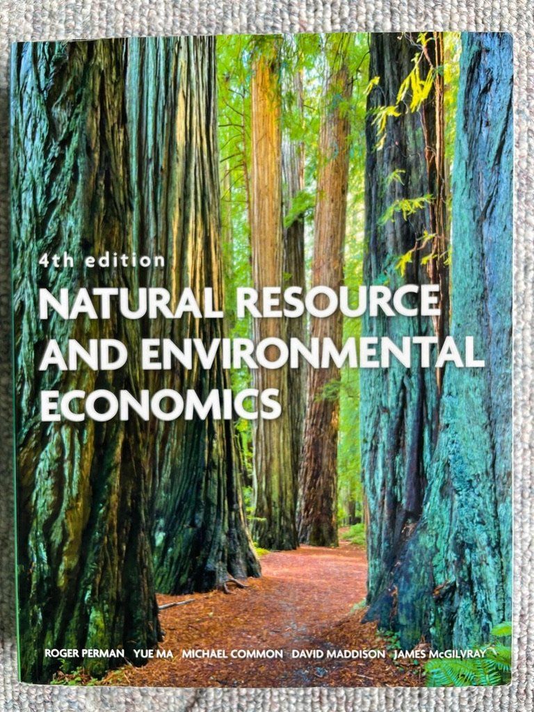 Libri: NATURAL RESOURCE AND ENVIRONMENTAL ECONOMICS 4th Edition – Usato da Arlesheim venduto da cyr_nl9g