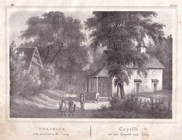 KAPELLE BEI ZUG, LITHOGRAPHIE VON 1836-1845