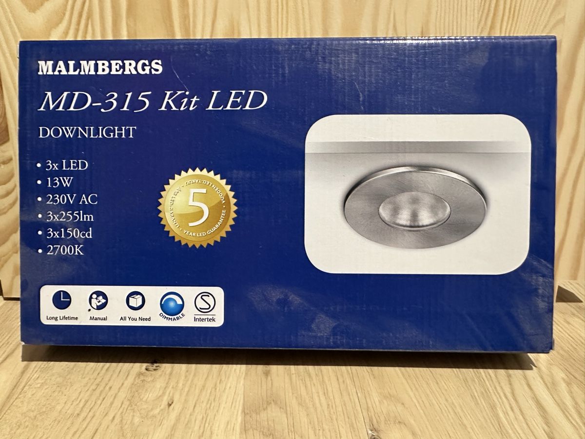 Lampadari & plafoniere: Malmbergs Einbauleuchten Kit MD-315, weiss – Nuovo e nell'imballaggio originale da Basel venduto da Piepsli