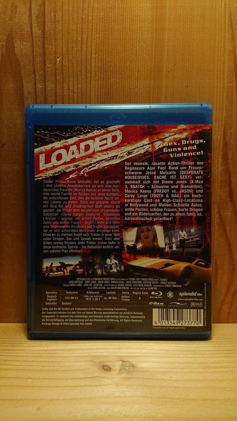Tutti i DVDs: LOADED Blu-Ray mit Vinnie Jones – Usato da Wilderswil venduto da Exebub 1