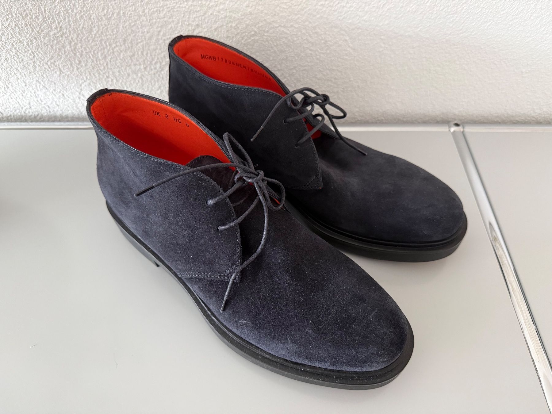 Santoni Scarpe da uomo: Santoni Schuhe navy, Grösse 9 – Usato da Winterthur venduto da Louvre91