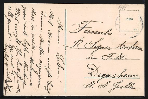 Cartoline postali: AK Herisau, Kirchplatz, Bahnhof, Kirche – Usato da Berlin venduto da bartko-reher 1