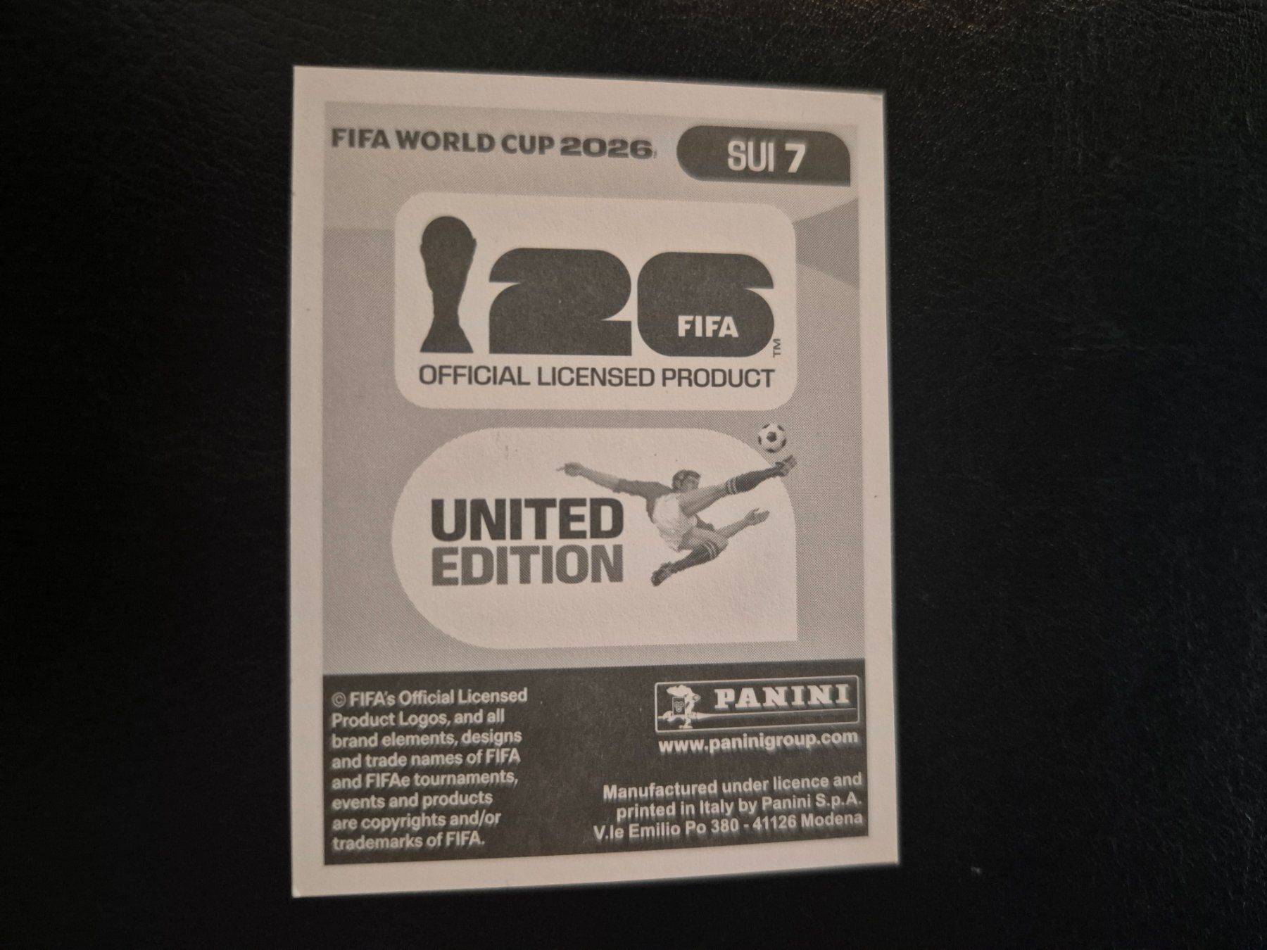 Panini Carte collezionabili: Panini WM 26 SUI 7 – Nuovo (secondo la descrizione) da Rorschacherberg venduto da AJ3108 1