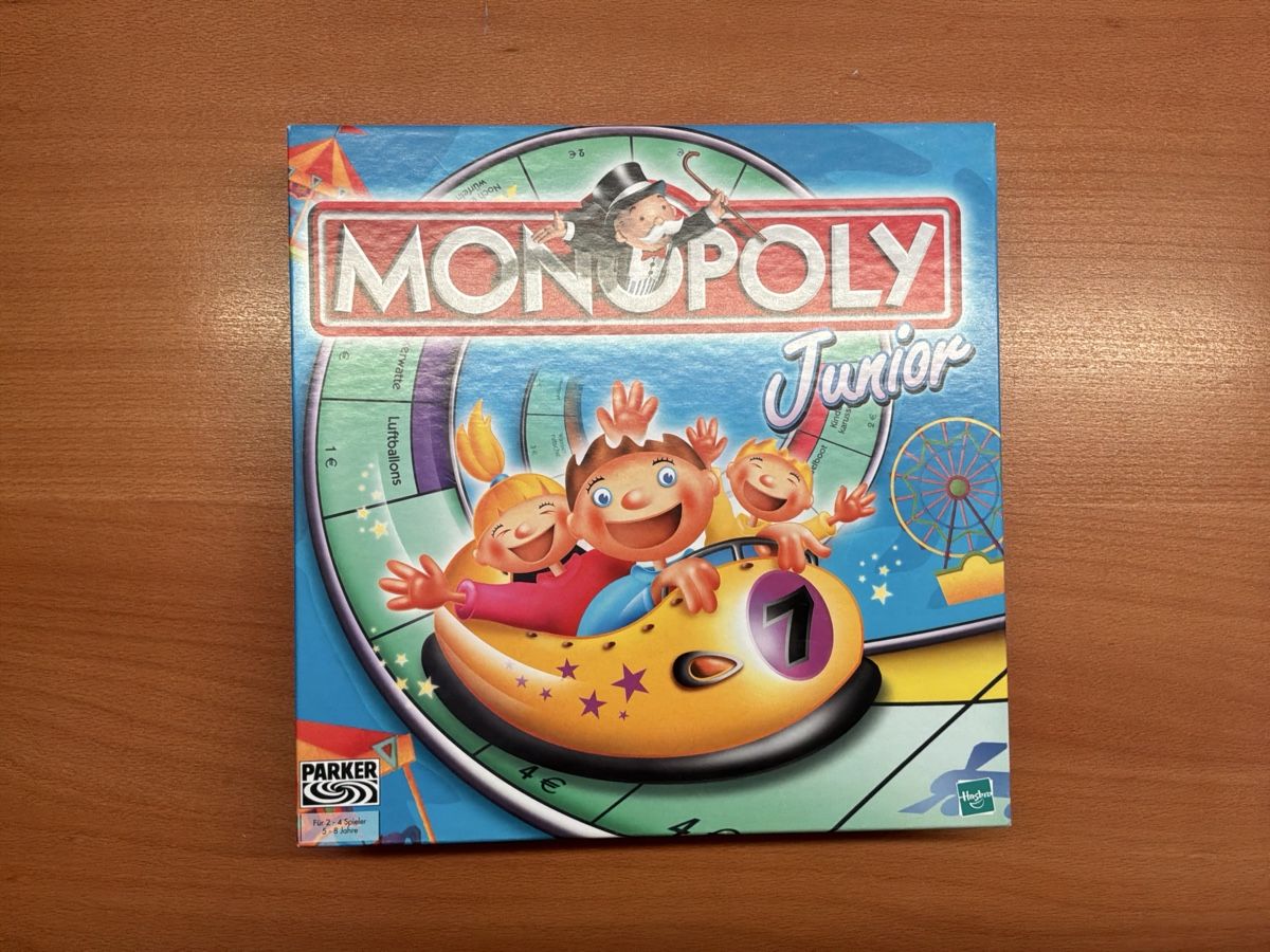 Parker Giochi: Monopoly Junior Brettspiel Parker ohne Anleitung – Usato da St. Gallen venduto da petergyoergy