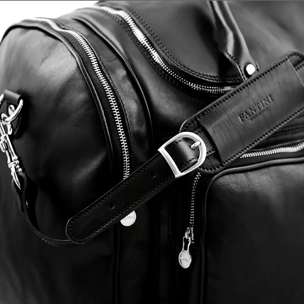 Borse: Reisetasche Leder Praga - Farbe: Schwarz – Nuovo e nell'imballaggio originale da Wittenbach venduto da WWW.DRILUBAGS.CH 2
