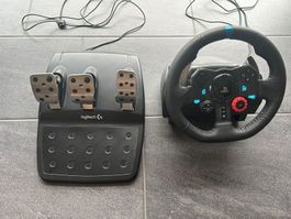 Logitech G29 Driving Force Lenkrad + Pedale - Neuwertig