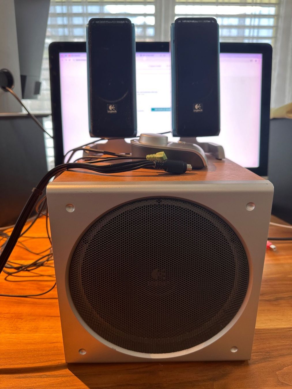 Logitech Casse acustiche: Logitech Z3 Boxen mit Subwoofer – Usato da Goldau venduto da thiilaak