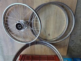 Hinterrad 17" Chrom Felgen 17" und 2Stk 19" RIGIDA France