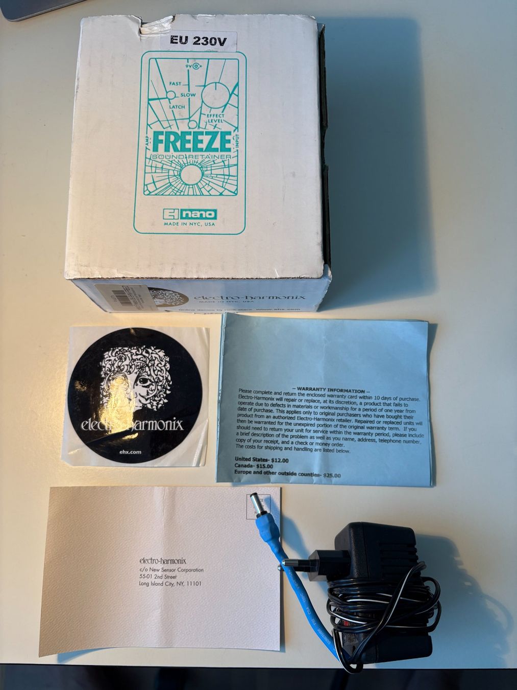 Electro-Harmonix Strumenti musicali: electro-harmonix nano FREEZE sound retainer – Usato da Obfelden venduto da boletus03 1