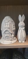 Beton Deko Ostereihaus Osterhase Set
