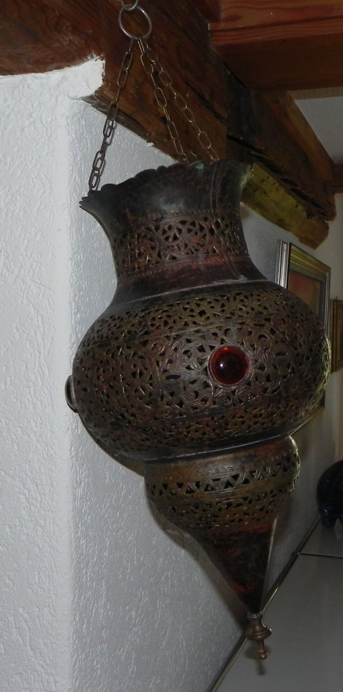 Lampade: antike Lampe Orient Kunst – Usato da Seedorf BE venduto da Stibutz 7