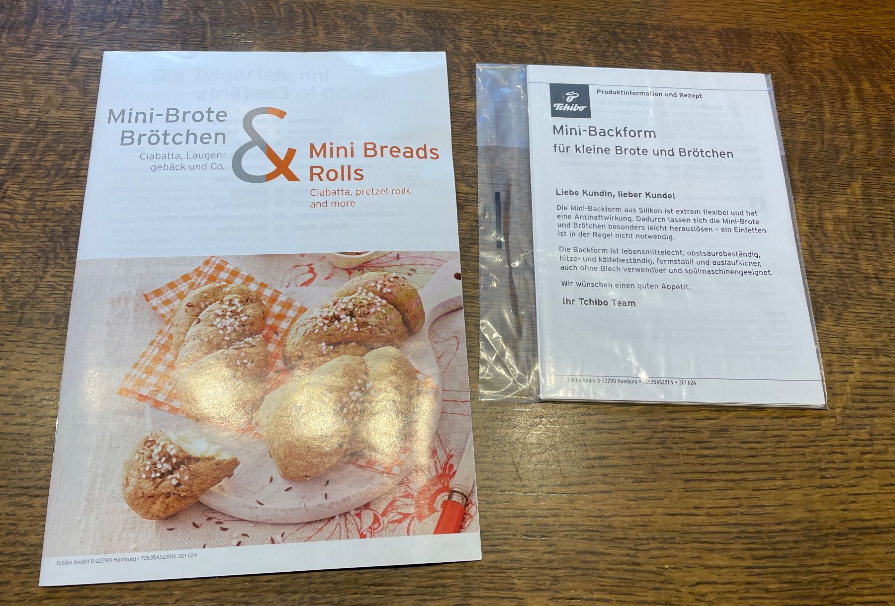 Tchibo Teglie da forno: Mini-Backform Silikon für Brote/Brötchen, NEU – Nuovo e nell'imballaggio originale da Gümligen venduto da soleil149 4