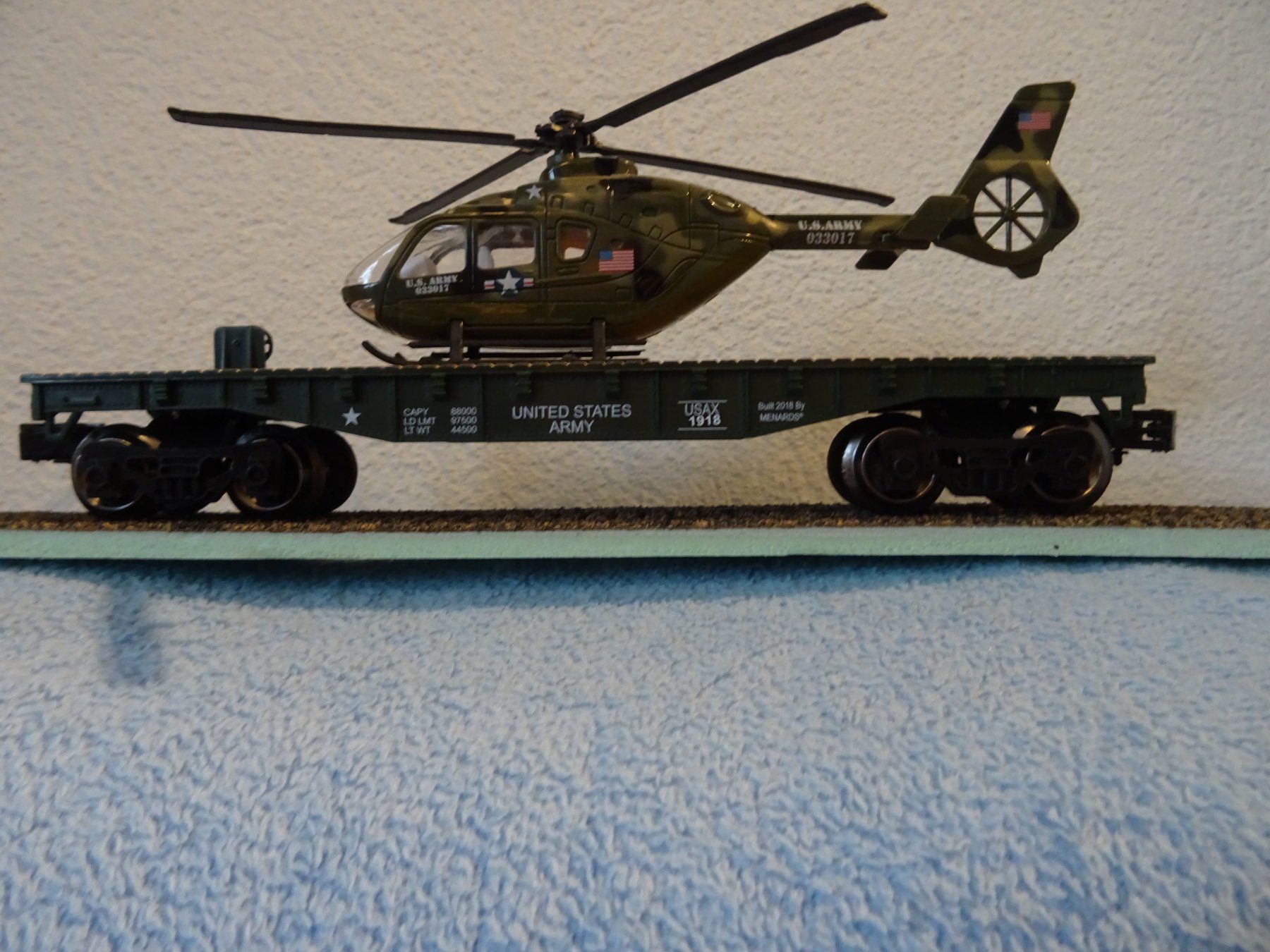 Kit di modellismo & Modellini statici: US Waggon mit Heli. – Usato da Hirschthal venduto da Legov 5