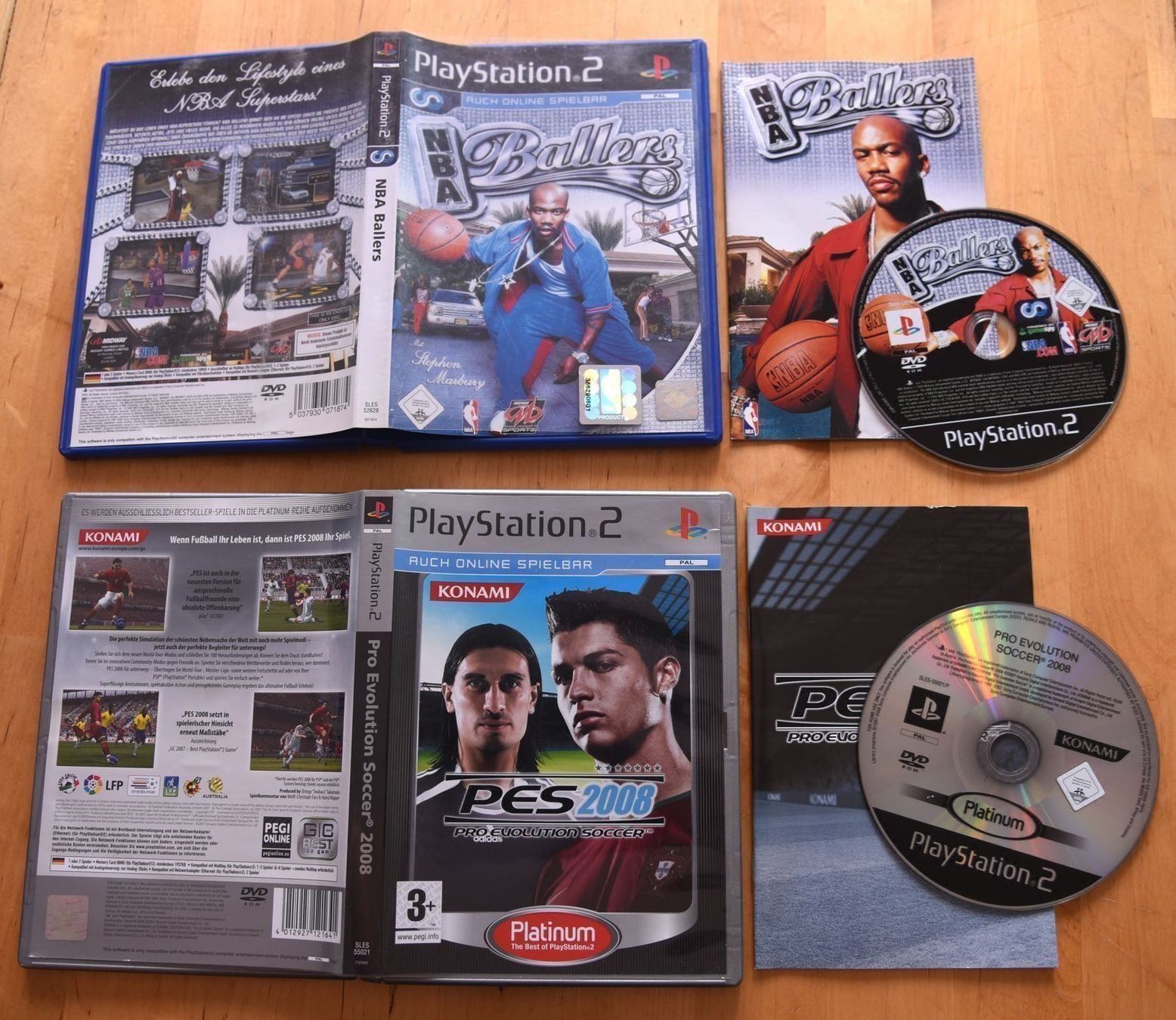 Giochi: NBA Ballers + PES 2008 (CIB) PS2 – Usato da Frenkendorf venduto da Fionchen