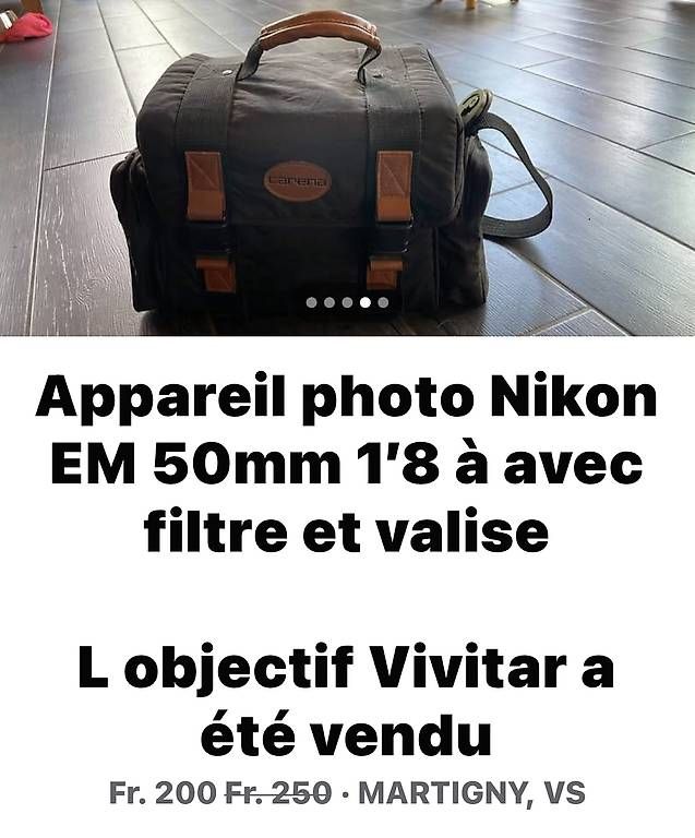 Appareil photo: Appareil photo Nikon  – D'occasion à Charrat par fra_h27c 4