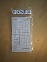 Yatzy Würfel und Scoreblock neu im Pack
